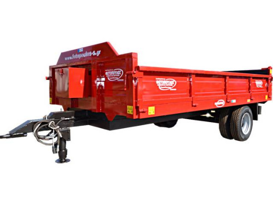 Ανατρεπόμενη καρότσα για τρακτέρ με 1 άξονα και 5500kg ωφέλιμο 
