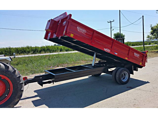 Ανατρεπόμενη καρότσα για τρακτέρ με 1 άξονα και 5500kg ωφέλιμο 