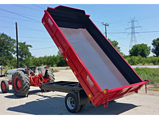 Ανατρεπόμενη καρότσα για τρακτέρ με 1 άξονα και 5500kg ωφέλιμο 