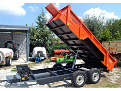 Ανατρεπόμενο διαξονικό τρέιλερ, πλατφόρμα 4t 