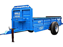 Καρότσα για τρακτέρ  δενδροκομική  με παραπέτα 5 τόνων