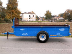 Καρότσα για τρακτέρ  δενδροκομική  με παραπέτα 5 τόνων