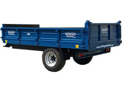 Πλατφόρμα ανατροπή για τρακτέρ 5t. Μονοαξονική ρυμούλκα.