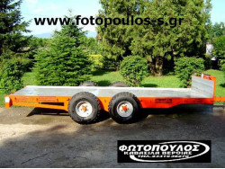 Πλατφόρμα, καρότσα χαμηλή με 2 άξονες 5 ton