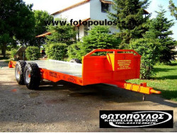 Πλατφόρμα, καρότσα χαμηλή με 2 άξονες 5 ton