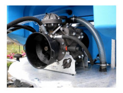 Ραντιστικό βυτίο με σπαστό τιμόνι 2t-Τουρμπίνα ψεκασμού.  