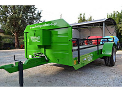 Ρυμούλκα για τρακτέρ με φρένα για 5t.Πλατφόρμα-Καρότσα.