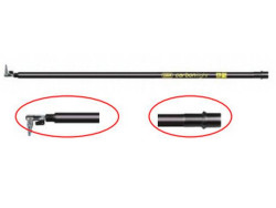 Σταθερή προέκταση Carbon Light 2m με βανακι 